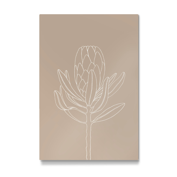 Galerie-Print "Beautiful protea beige" 30x20 cm artboxONE