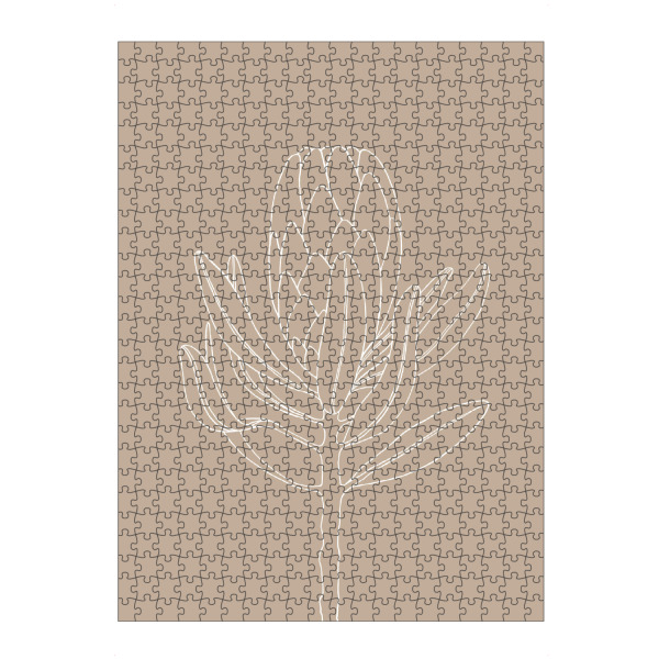 Puzzle Ravensburger "Beautiful protea beige" artboxONE - Natur,Floral,Für Mama