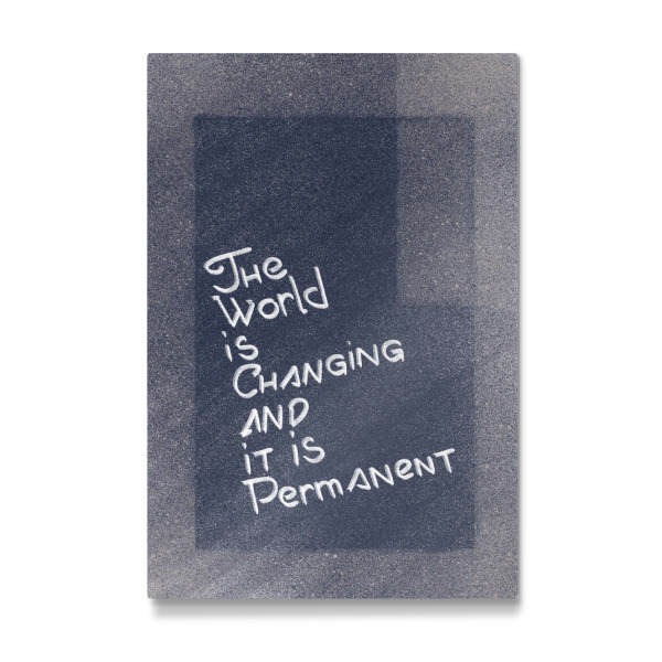 Galerie-Print "The World is Changing" 30x20 cm artboxONE