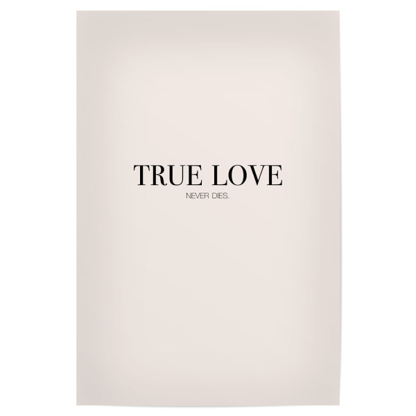 Poster "Immortal" artboxONE - Typografie,Liebe