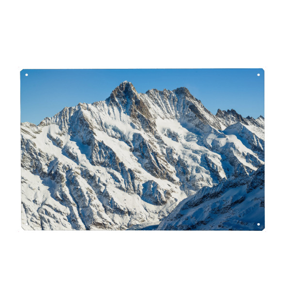 Holzbild "Schreckhorn from Eismeer" artboxONE - Natur