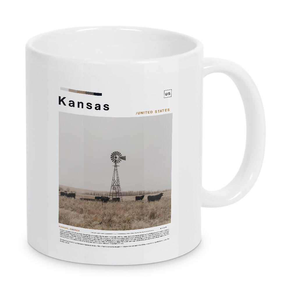 Tasse "Zeitungscover aus Kansas" artboxONE - Städte,Architektur