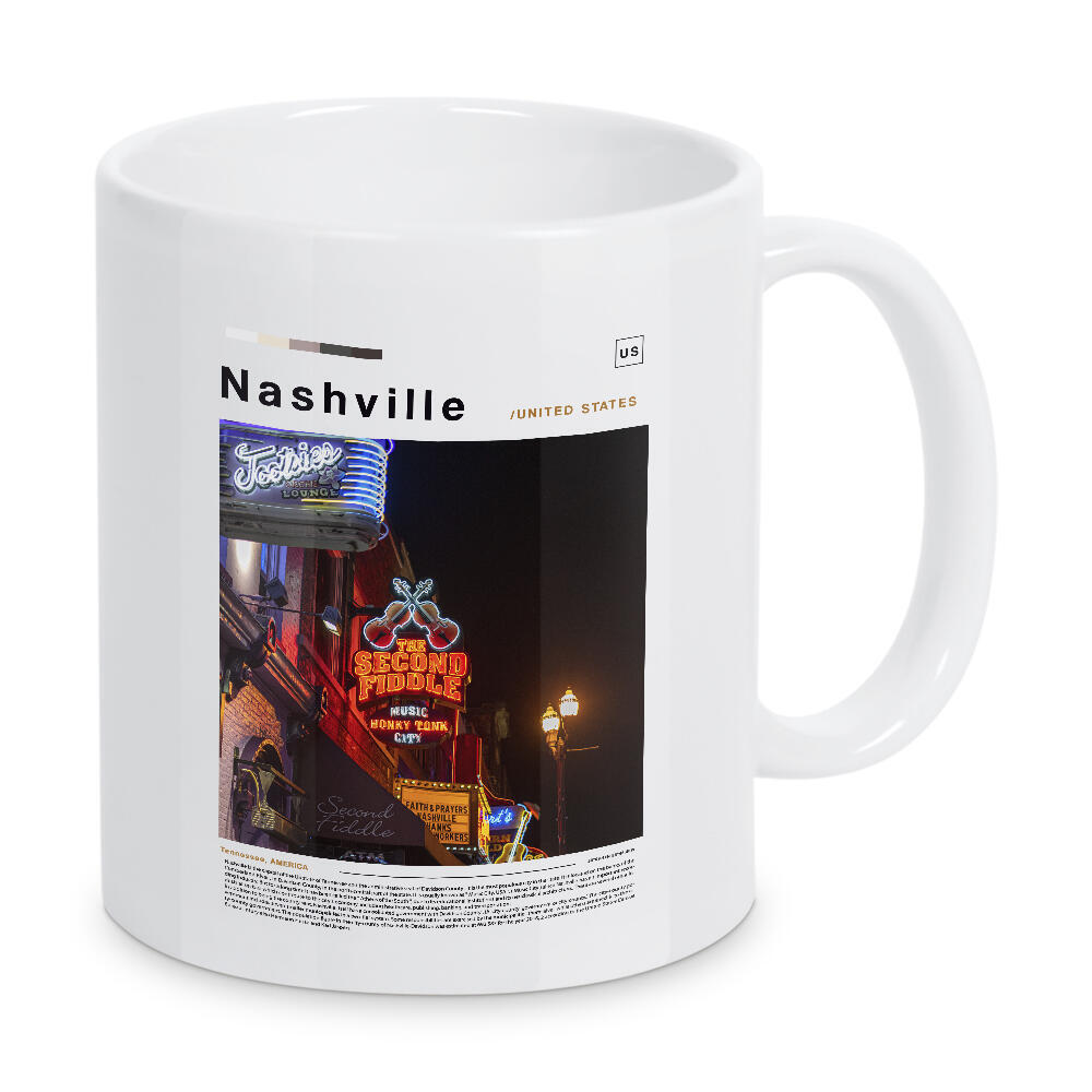 Tasse "Titelseite der Nashville-Zeitung" artboxONE - Städte,Architektur