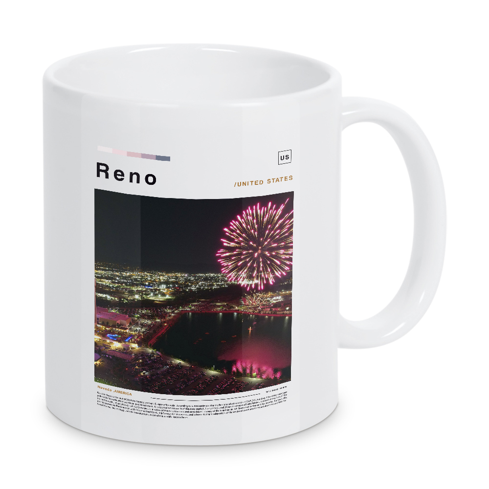 Tasse "Reno-Zeitungscover" artboxONE - Städte,Architektur
