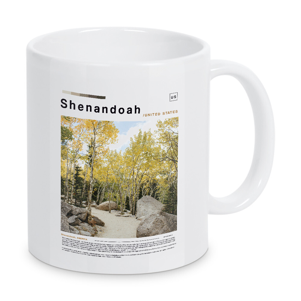 Tasse "Shenandoah-Zeitungscover" artboxONE - Städte,Architektur