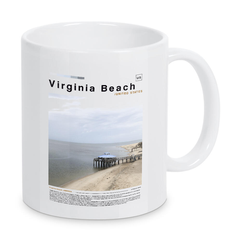 Tasse "Virginia Beach-Zeitung" artboxONE - Städte,Architektur