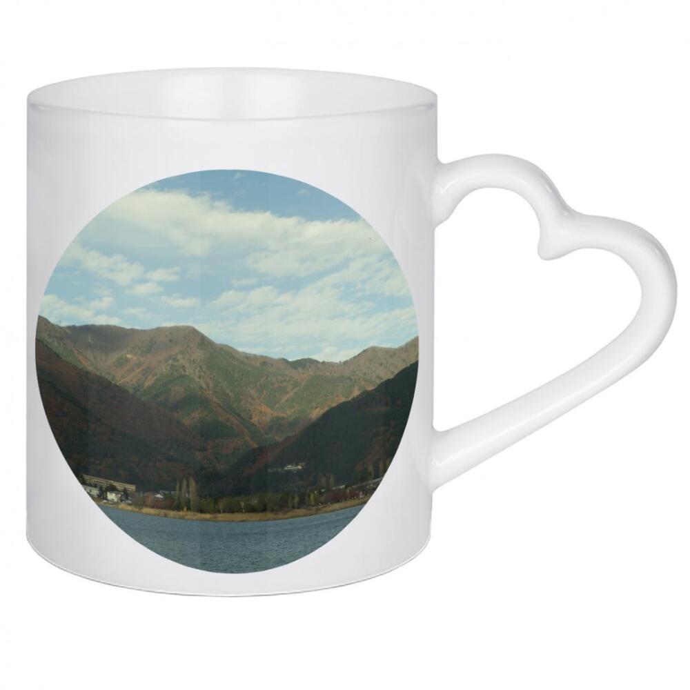 Herztasse "See im Herbst" artboxONE - Natur,Reise - See,Berg,Nature