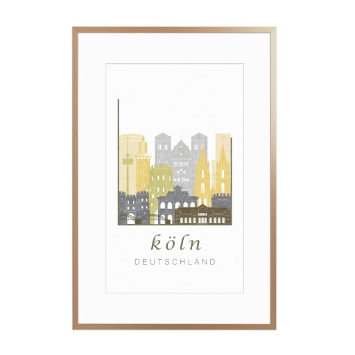 Cologne skyline desert