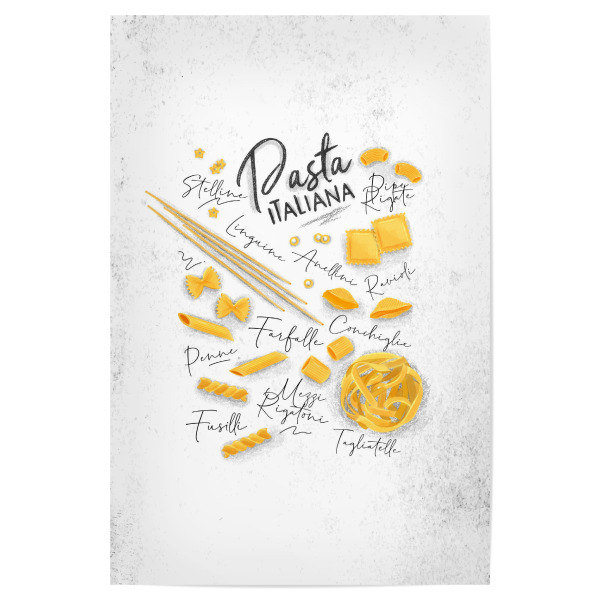 Poster 30x20 cm "Pasta italiana" artboxONE - Essen & Trinken