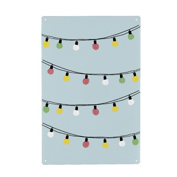 Holzbild "Lampions" artboxONE - Für Kinder