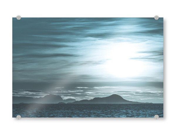 Acrylglasbild "Northern Atlantic" artboxONE - Natur - Norwegen,Meer,Inseln