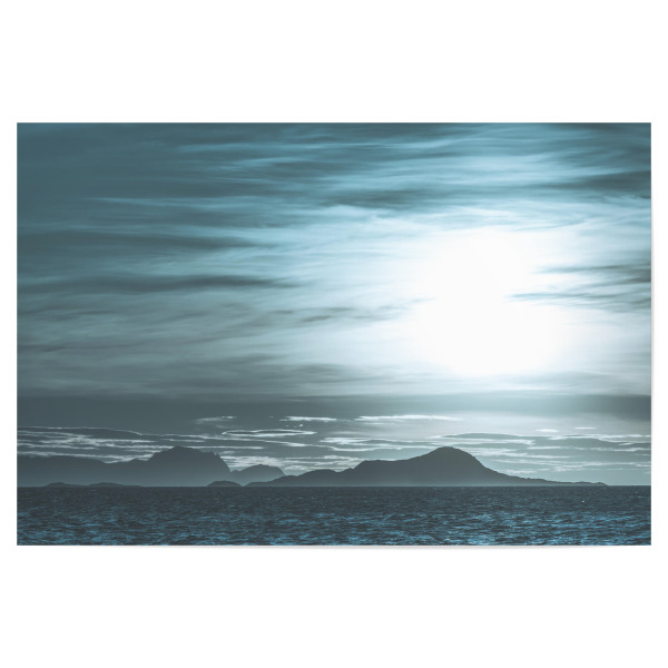 Poster "Northern Atlantic" artboxONE - Natur - Norwegen,Meer,Inseln