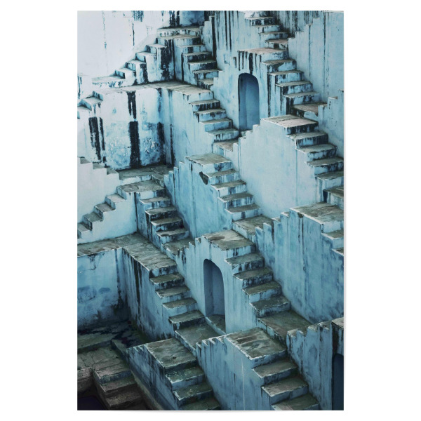 Poster "India Stepwell" artboxONE - Reise,Architektur,Reise / Asien - India stepwell,Step,Steps,Indian