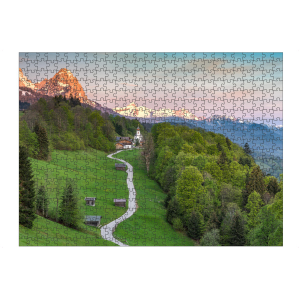 artboxONE Puzzle "Frühlingsmorgen in Wamberg" artboxONE - Natur,Reise,Reise / Länder