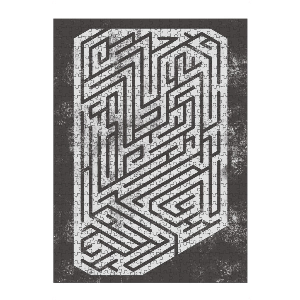 Puzzle Ravensburger "Maze sim-shape" artboxONE - Abstrakt,Geometrie - Maze,Structure,Architecture,Abstract,Line,Minimal - Bild maze