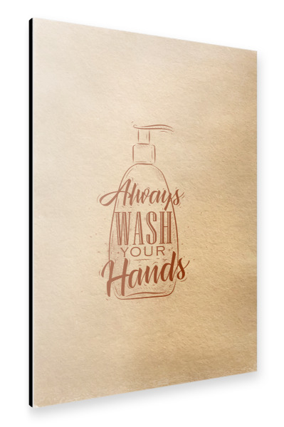 Alu-Dibond "Soap Dispenser" 30x20 cm artboxONE