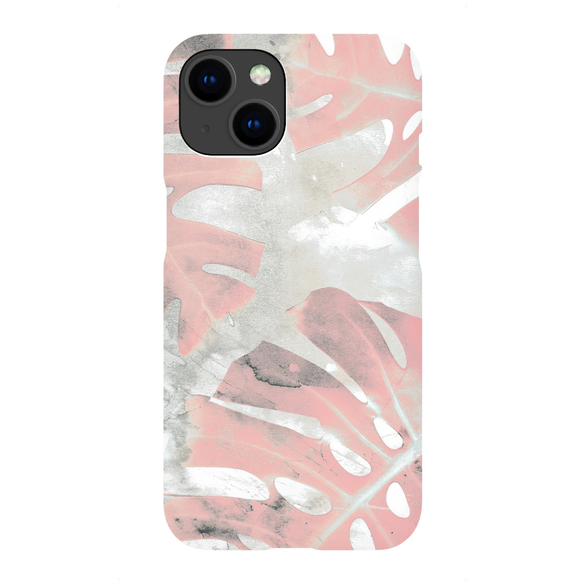 iPhone "Pink Ombre Monstera" Premium-Case Handyhülle artboxONE
