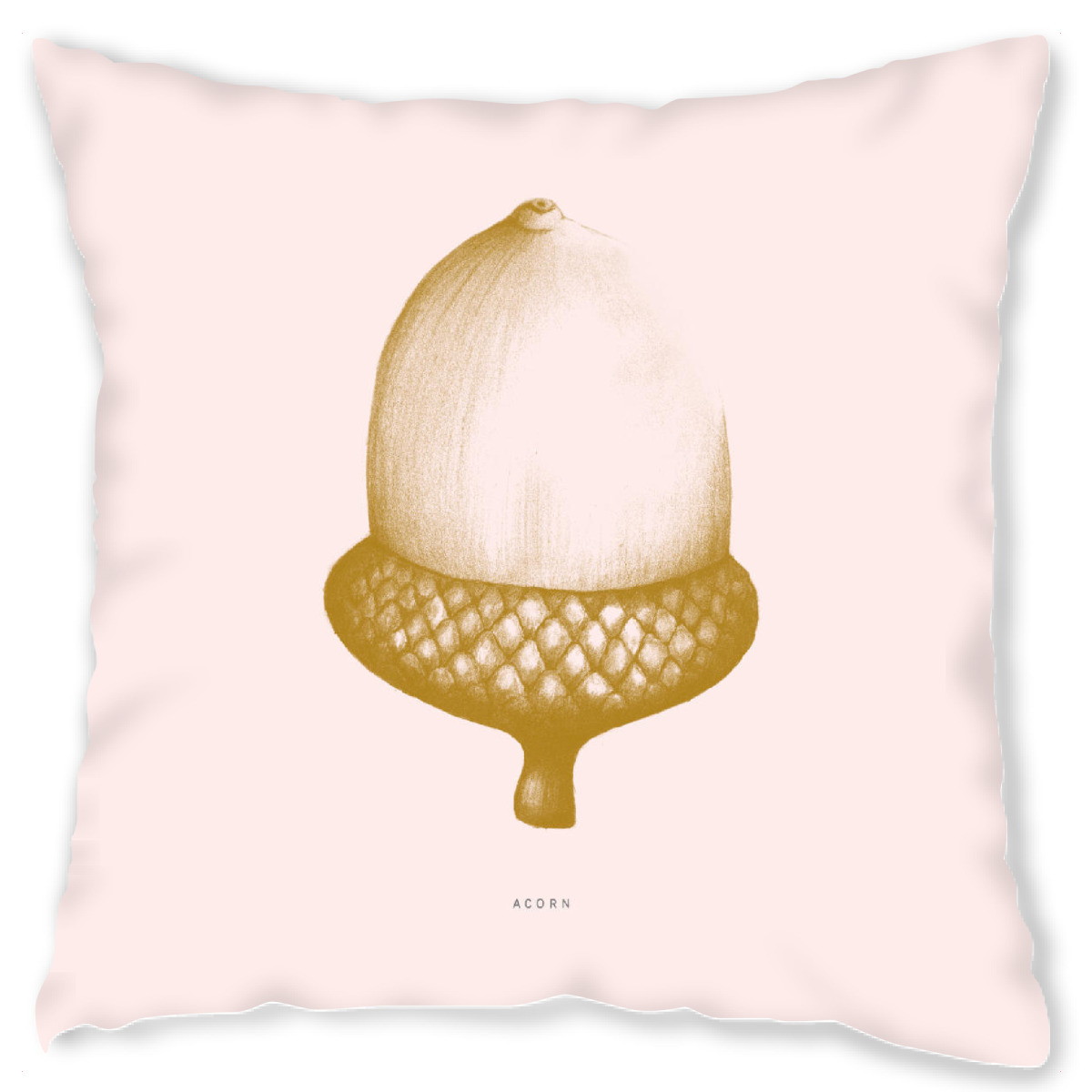 Design-Kissen "Beautiful acorn light pink" artboxONE - Natur