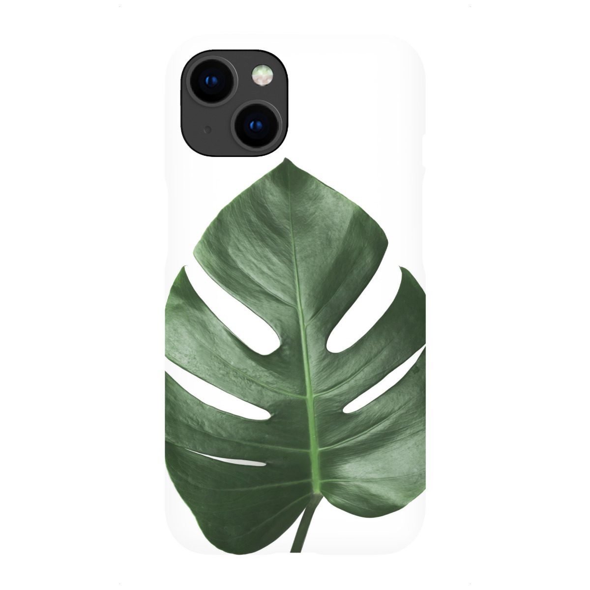 iPhone "Tropical Green Leaf" Premium-Case Handyhülle artboxONE