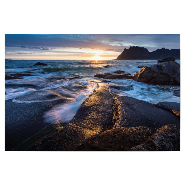 Poster "Northern Horizon" artboxONE - Natur - Lofoten,Norwegen,Utakleiv