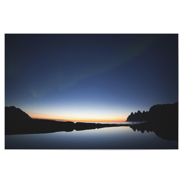 Poster "Polarlichtnacht" artboxONE - Natur - Nordlicht,Polarlicht,Norwegen