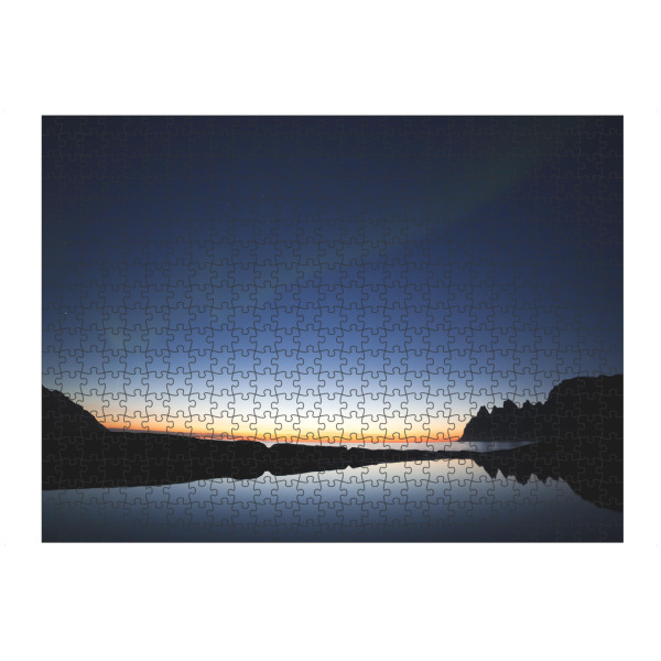 Puzzle Ravensburger "Polarlichtnacht" artboxONE - Natur - Nordlicht,Polarlicht,Norwegen - Bild nordlicht