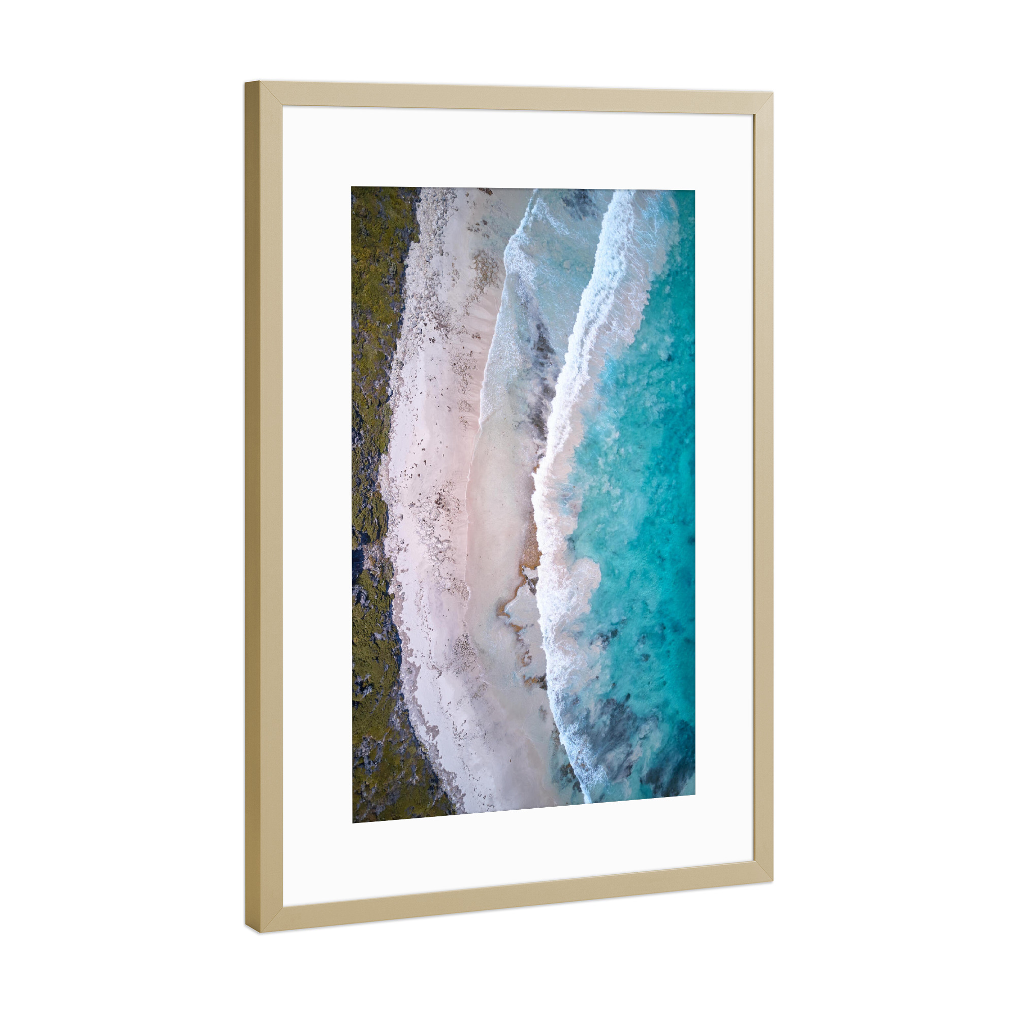 Poster mit Rahmen Gold "Layers of Beauty" artboxONE - Natur,Reise,Reise / Strand und Meer