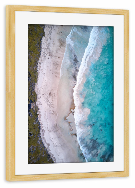 Poster mit Rahmen kiefer "Layers of Beauty" artboxONE - Natur,Reise,Reise / Strand und Meer