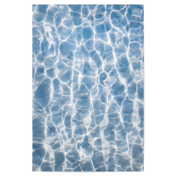 Poster "Blue Ocean Ripples" artboxONE - Reise / Strand und Meer