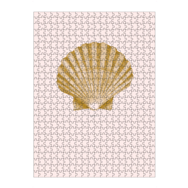 Puzzle Ravensburger "Beautiful shell light pink" artboxONE - Unterwasser