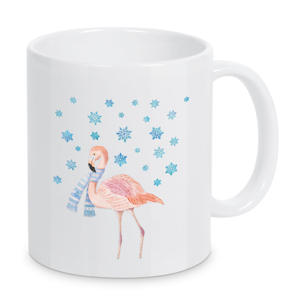 Tasse "Flamingo im Märchenwald" artboxONE - Typografie,Tiere,Weihnachten