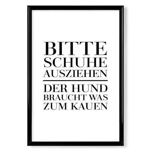 Bitte Schuhe ausziehen