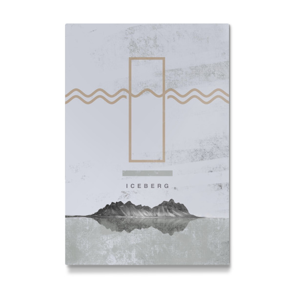 Galerie-Print "Iceberg (letter I)" 30x20 cm artboxONE